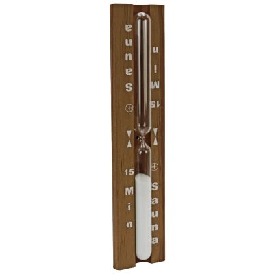 Saunasand-Uhr 15min. Thermo-Holz