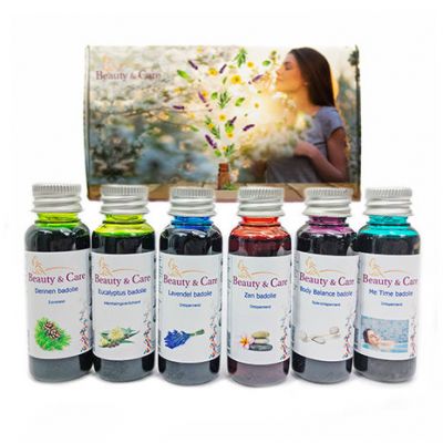 Beauty & Care Geschenkpaket Badeöl 6x25ml