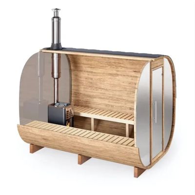 Spiegel Fass-Sauna 3m