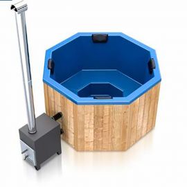 Holzbadezuber GFK für 6 Personen 1,8x1,8m