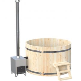 Holzbadezuber für 4-8 Personen ⌀ 2,0m