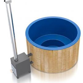 Holzbadezuber GFK für 4 Personen ⌀ 1,8m