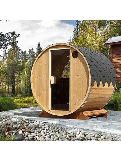 Fass-Sauna 1.6m ⌀2,0m
