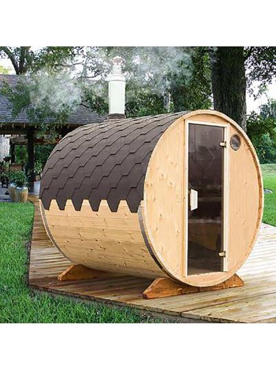 Fass-Sauna 2.0m ⌀2,0m / ⌀2,2m