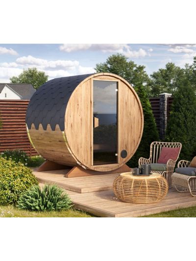 Fass-Sauna 1.6m ⌀2,0m