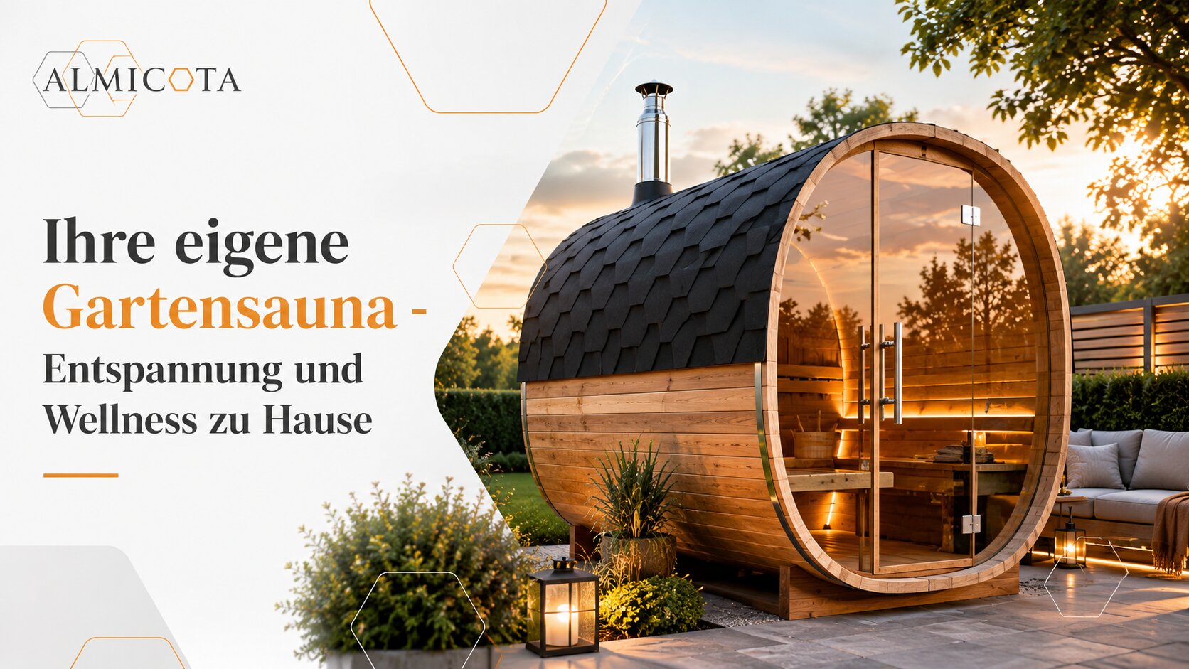 Ihre eigene Gartensauna - Entspannung und Wellness zu Hause