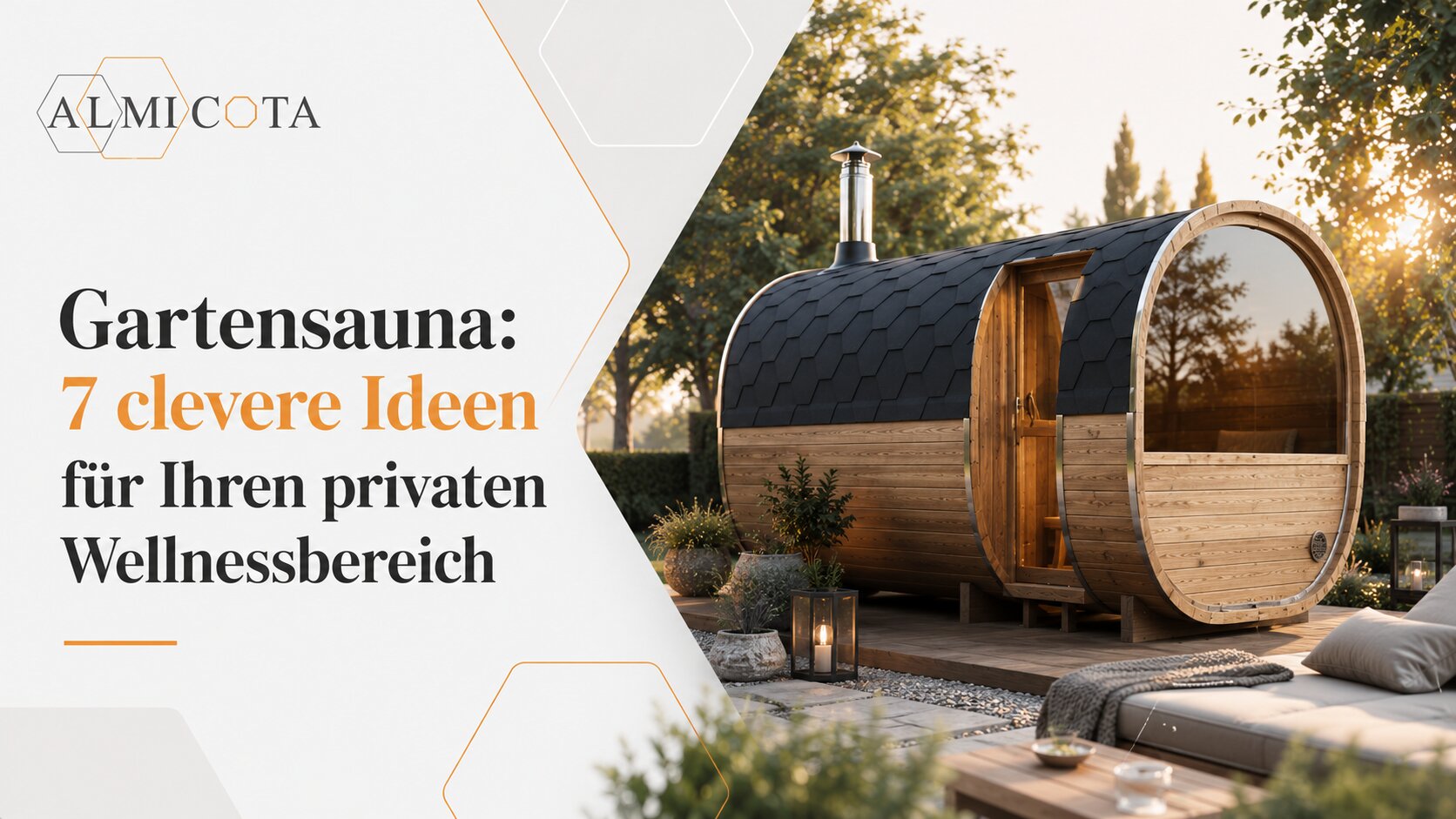 Gartensauna: 7 clevere Ideen für Ihren privaten Wellnessbereich