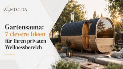 Gartensauna: 7 clevere Ideen für Ihren privaten Wellnessbereich